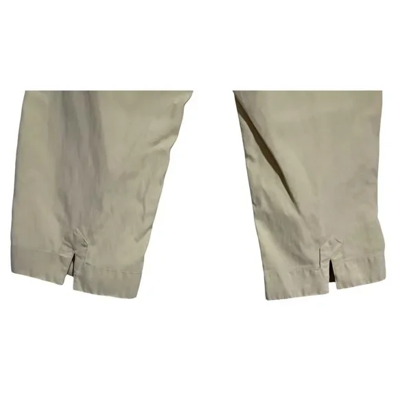 Meridian Expedition Cropped Pants Womens Size M Floral Lining Green Cotton & Nyl - Picture 9 of 9